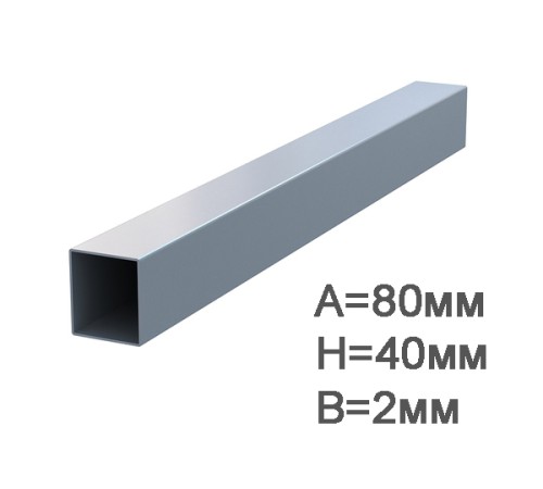 Профильная труба 80х40х2мм